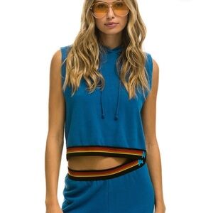 Aviator Nation Teal Hoodie